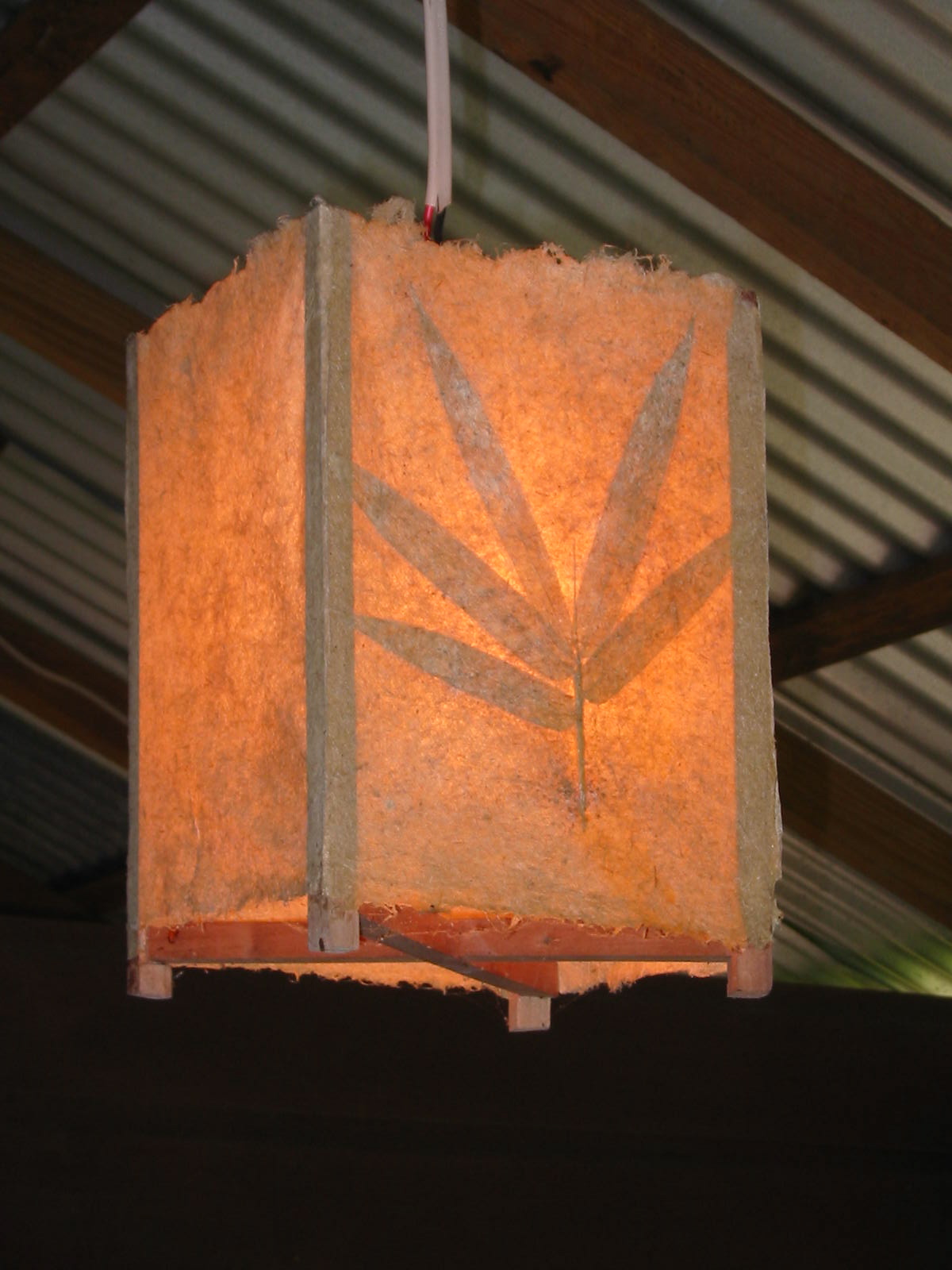 Ivelyn Harris traditional Maroon craft producer handmade paper lantern bamboo leaves